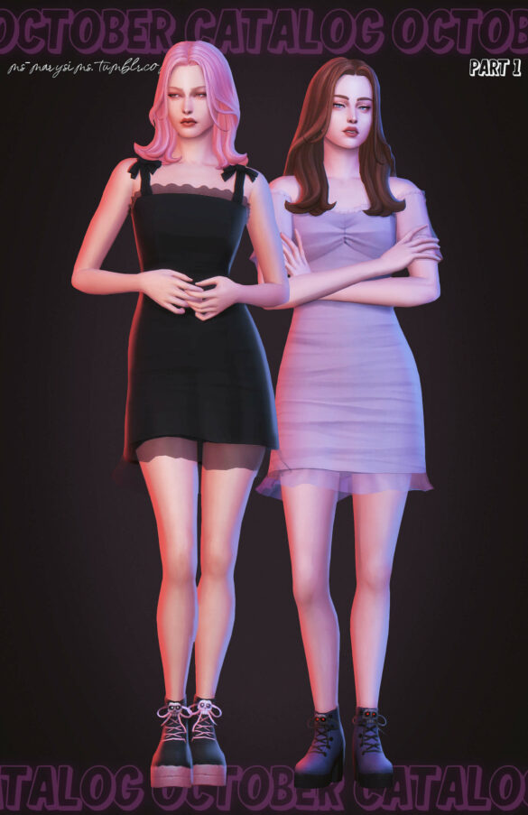 Sims 4 october catalog 2021 part 1 7 items violet The Sims Game