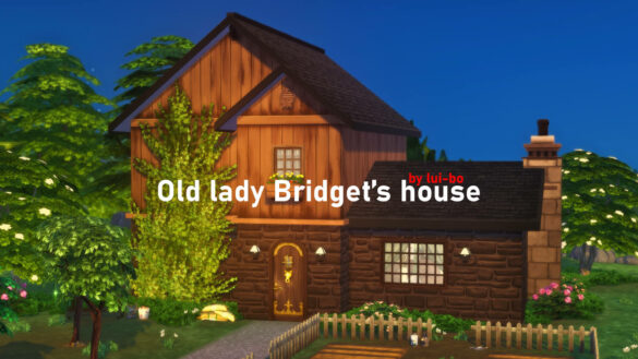 Sims 4 old lady bridgets house by lui bo