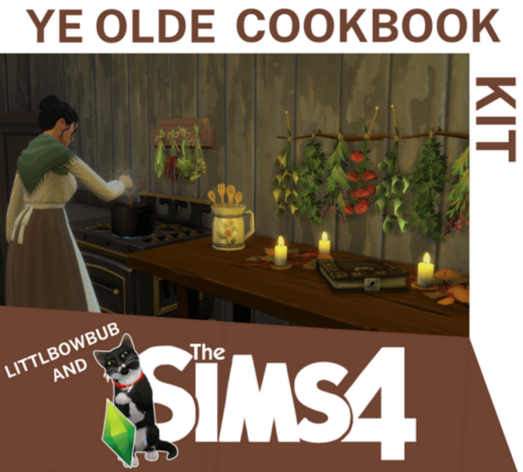 Sims 4 Olde Cookbook Kit – V.0.3