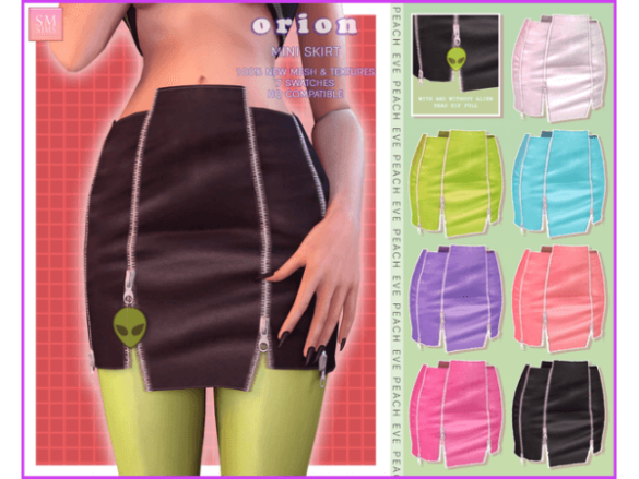 Sims 4 Orion Mini Skirt bySMSims
