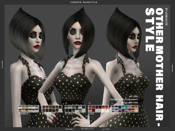 Sims 4 Other Mother Hair by Leah Lillith from TSR