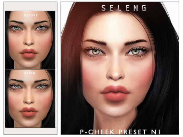 Sims 4 p Seleng cheek Cas cheek preset