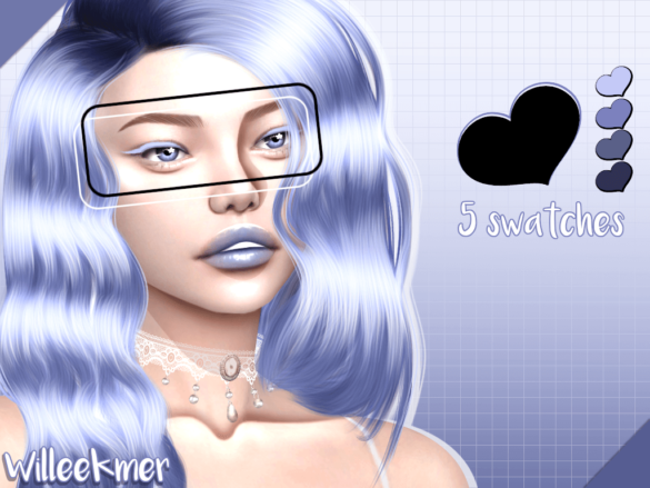 Sims 4 periwinkle eyeliner