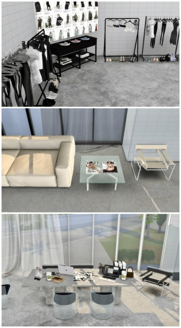 Sims 4 Photo Studio+Modeling Agency MIA