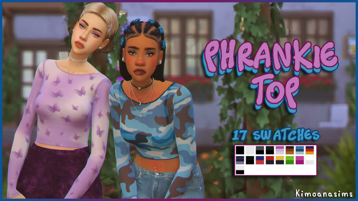 Sims 4 phrankie top - The Sims Game