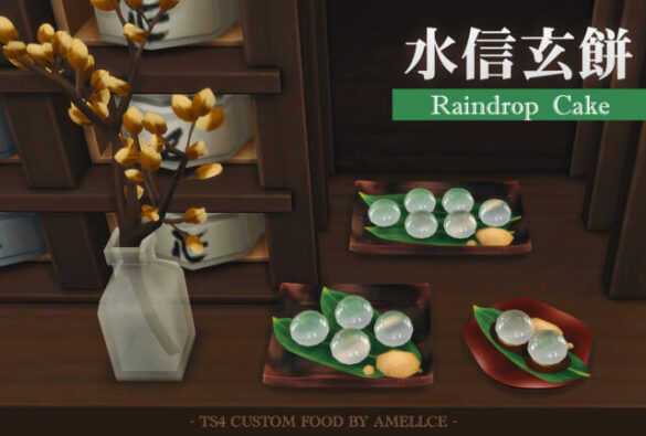 Sims 4 recipe raindrop cake