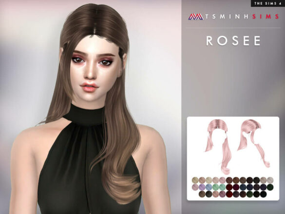 Sims 4 Rosee Hair