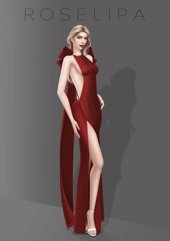 Sims 4 roselipa model pose v8