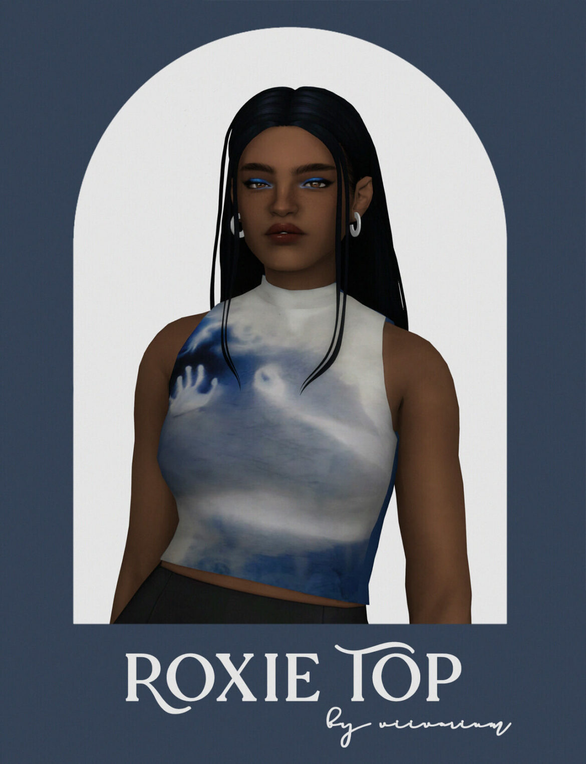 Sims 4 roxie top