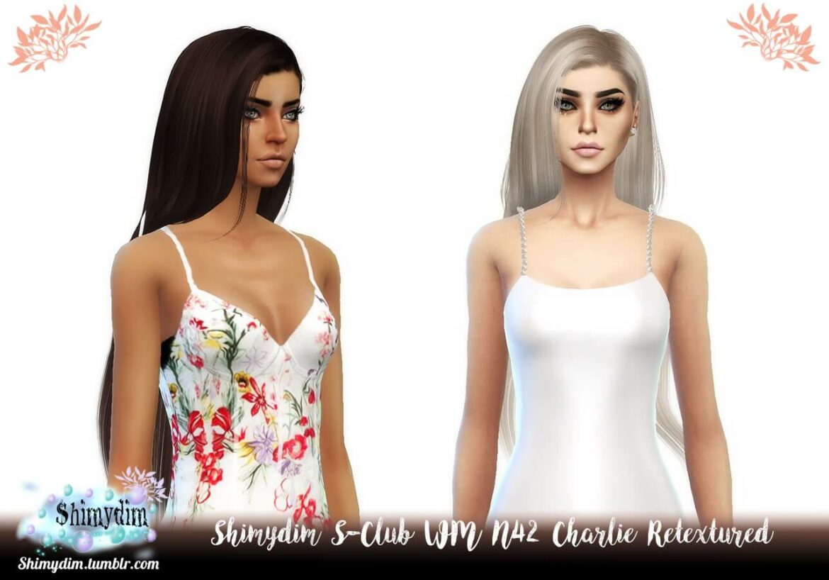 S-Club WM N42 Charlie Hair Retexture at Shimydim Sims