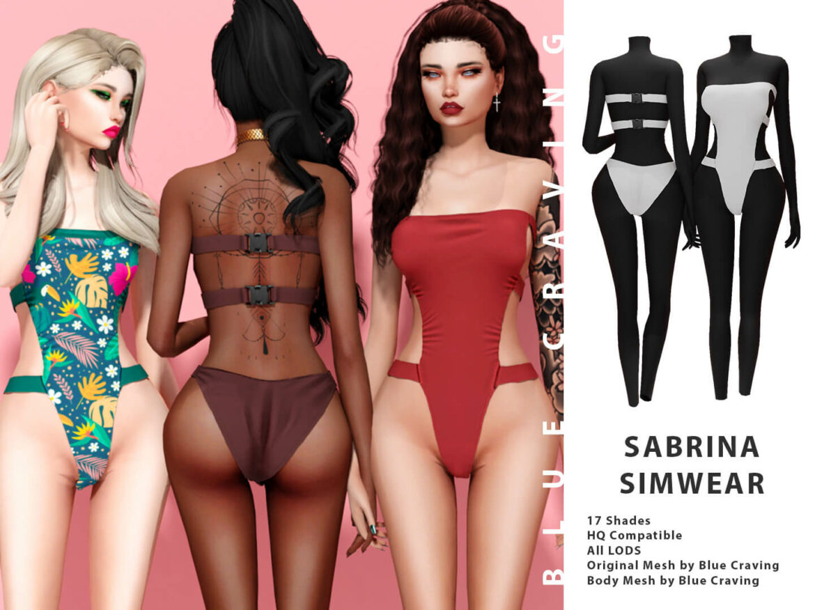 sims 4 sabrina swimwear download