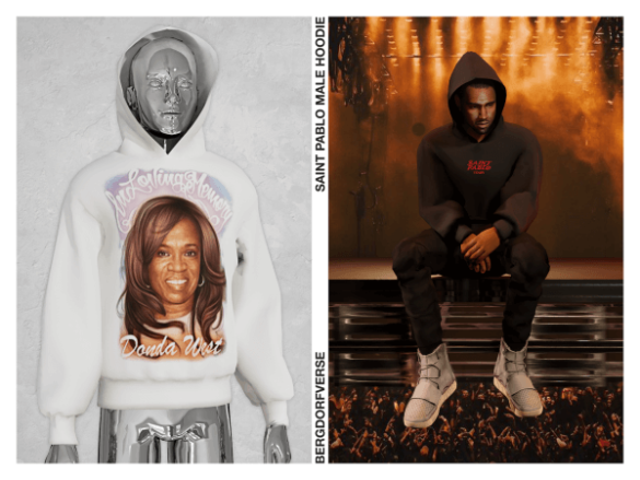 Sims 4 Saint Pablo Male Hoodie