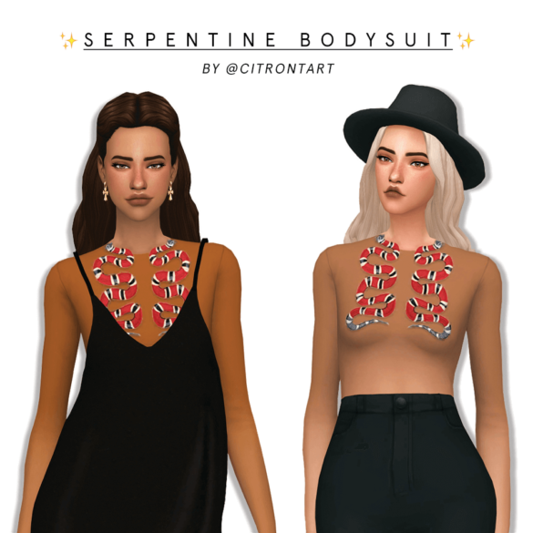 Sims 4 serpentine bodysuit