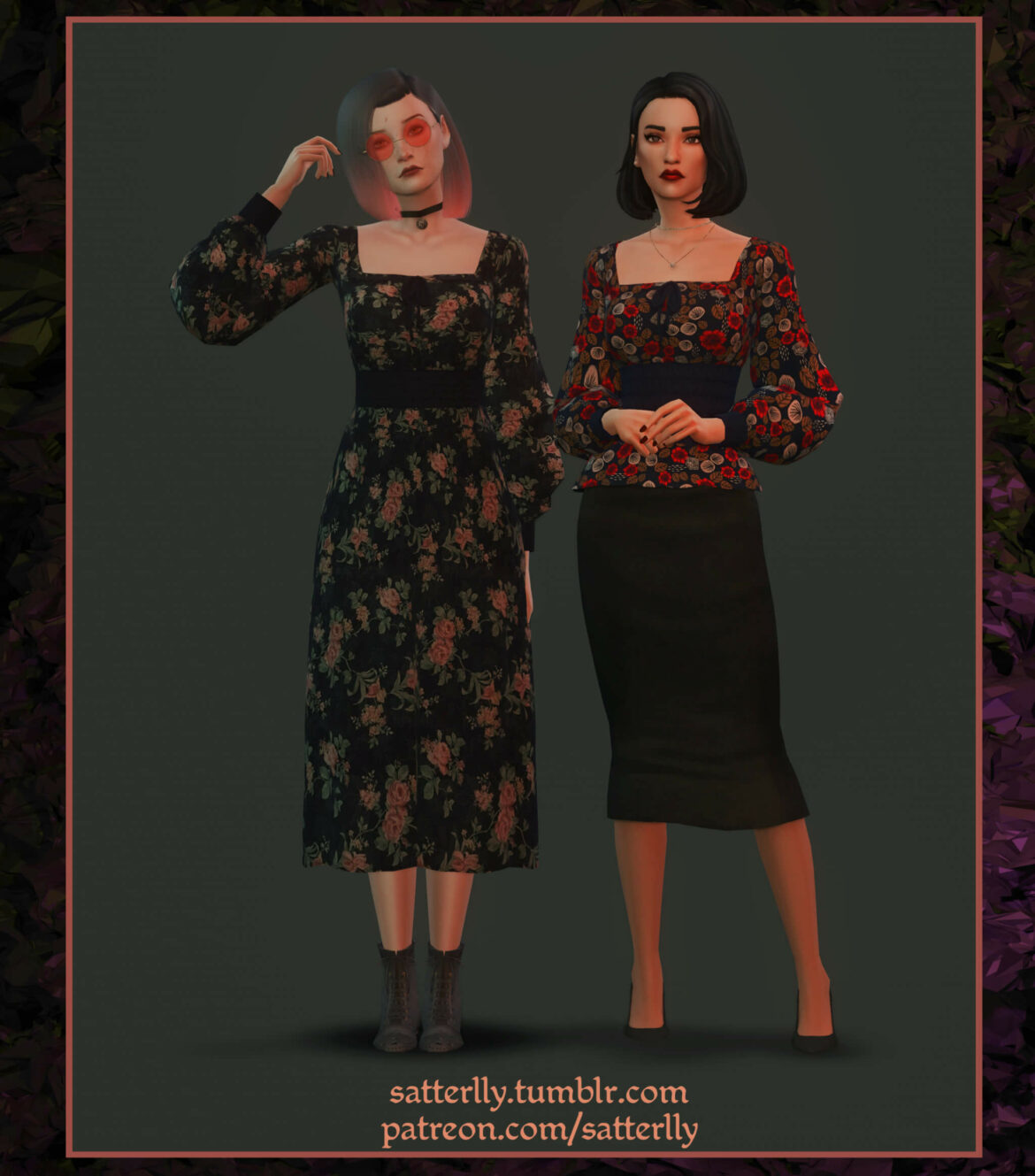 Sims 4 set jane new mesh ea mesh edit blouse dress