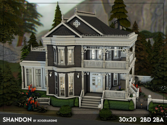 Sims 4 Shandon House by xogerardine at TSR