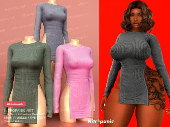 Sims 4 Shanty Dress