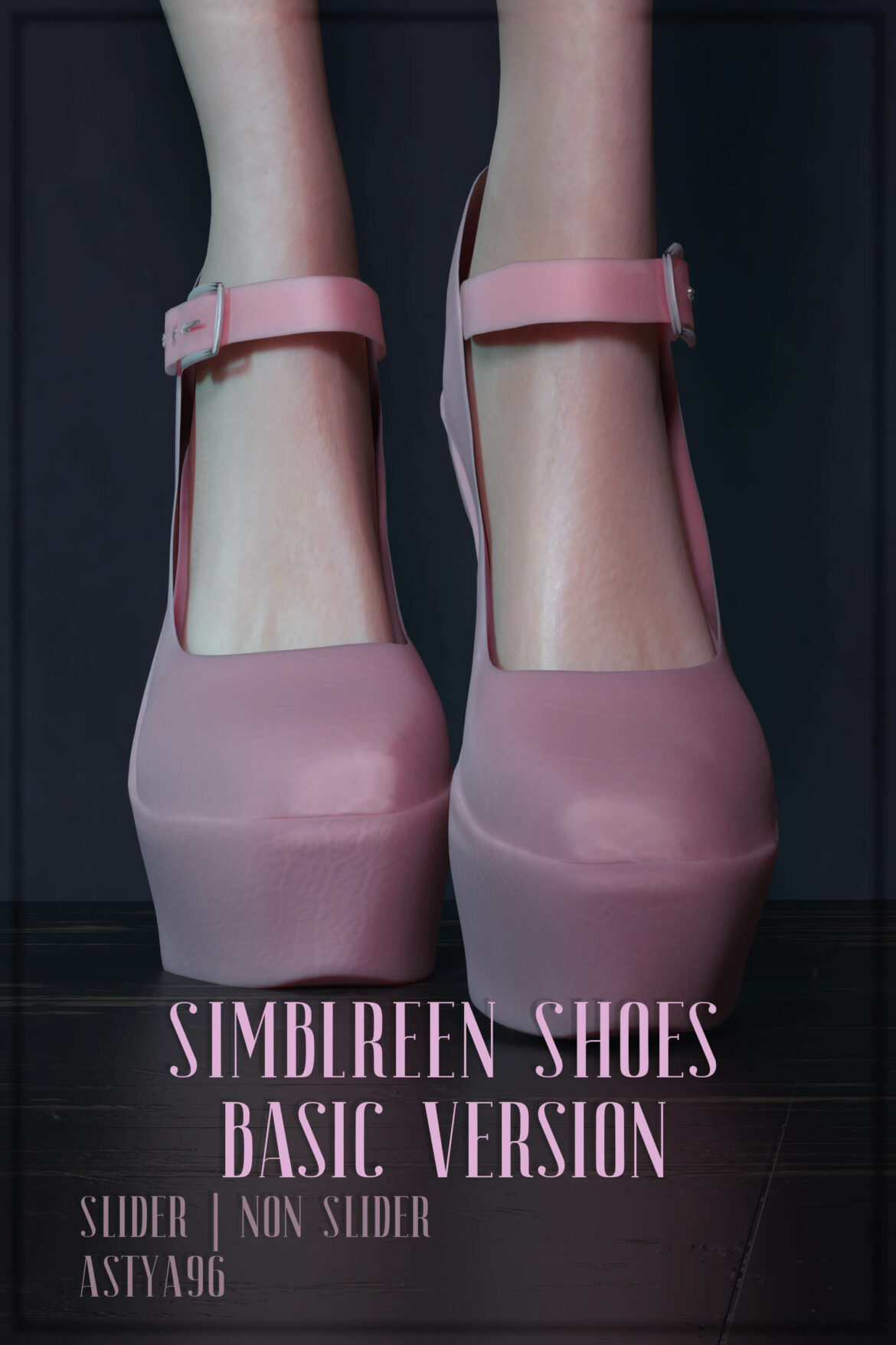 Sims 4 simblreen shoes 01 basic version