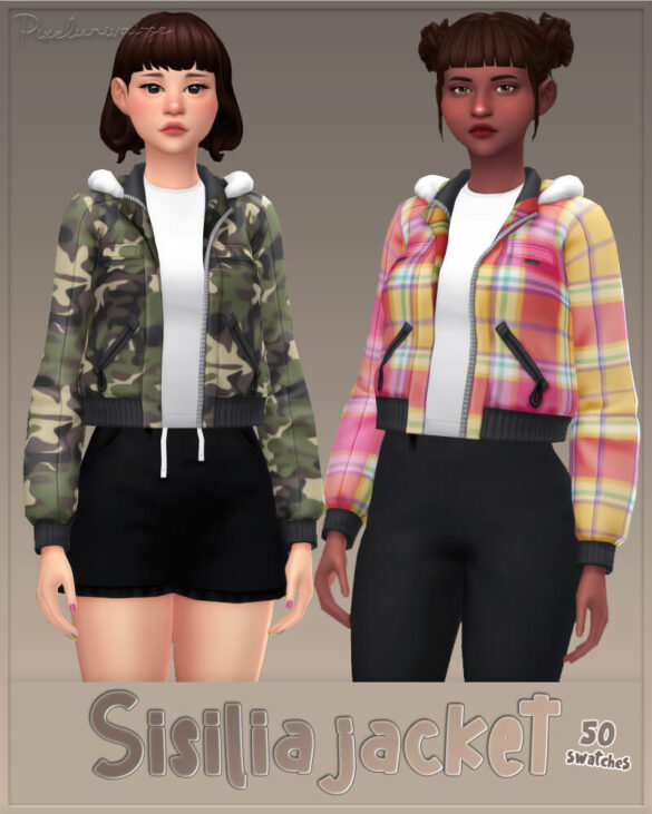 Sims 4 sisilia jacket new mesh bgc