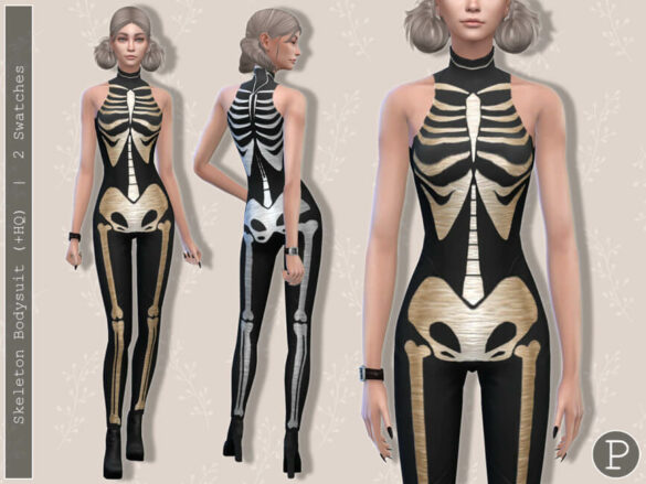 Skeleton Bodysuit thesimsresource
