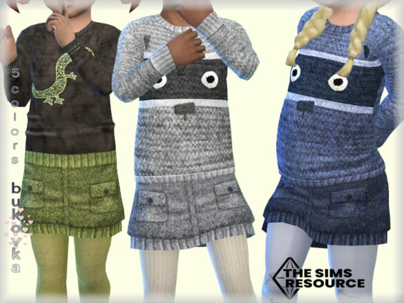 Sims 4 Skirt Tweed