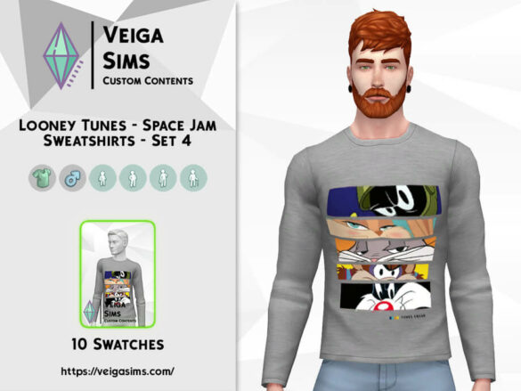 Space Jam Sweatshirts – Set 4 by David_Mtv
