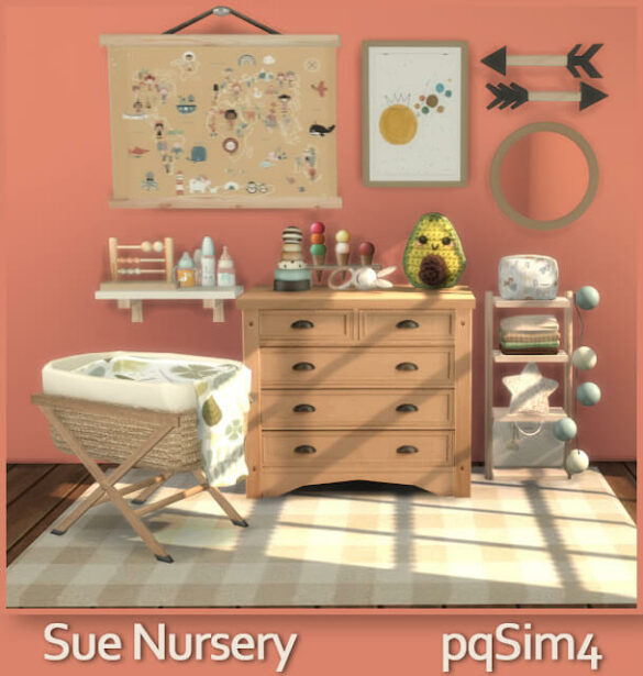 Sims 4 Sue Nursery by pqSims4