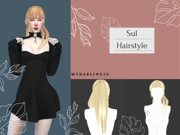 Sims 4 sul hairstyle