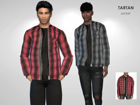 Sims 4 Tartan Jacket