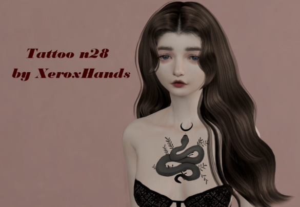 Sims 4 tattoo n28 all genders