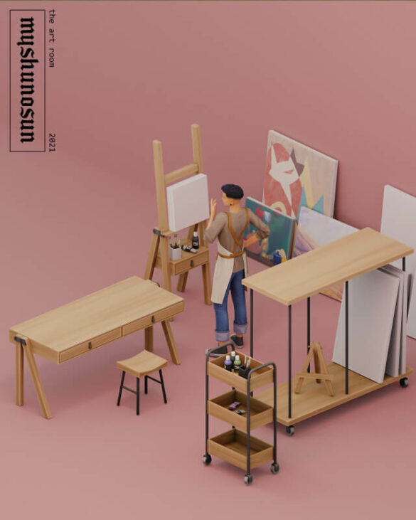 Sims 4 the art room