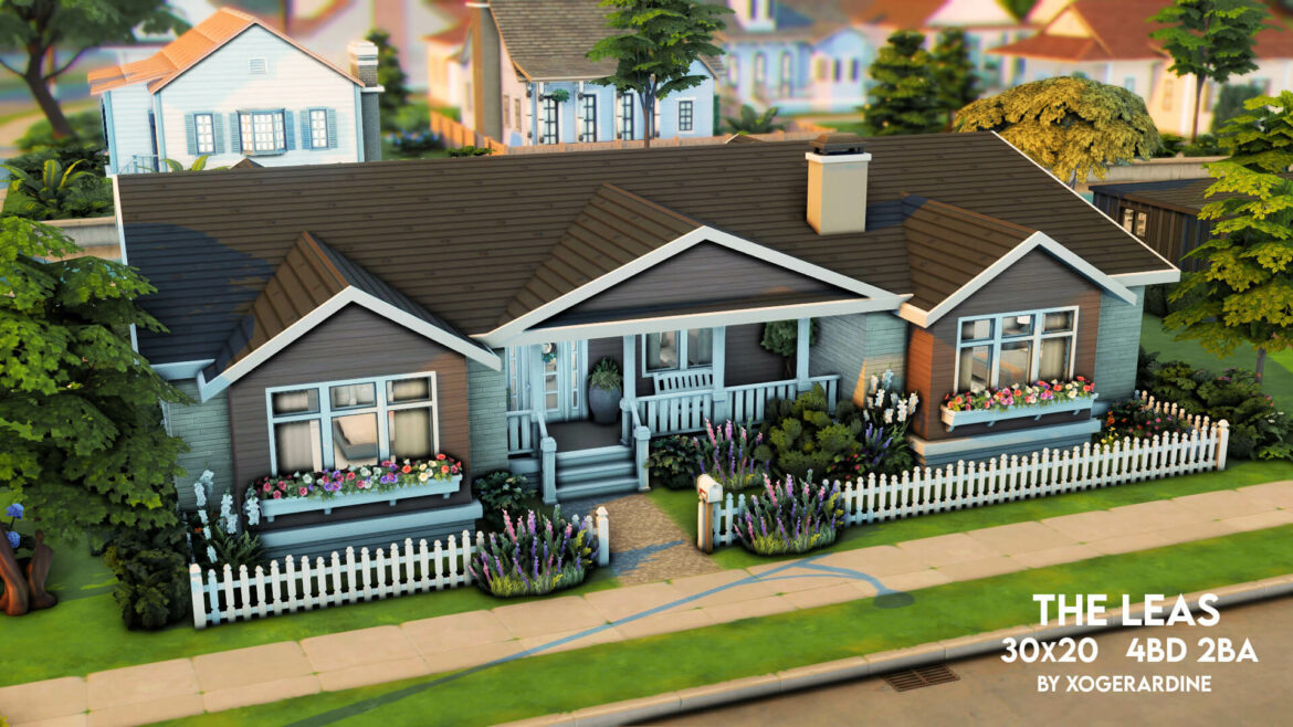 Sims 4 the leas simple family house