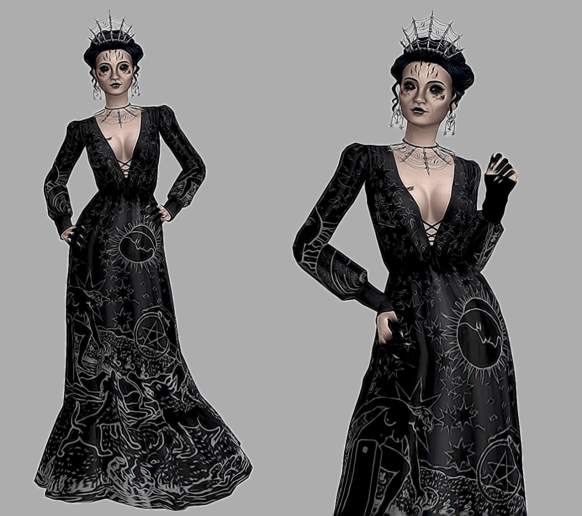 Sims 4 thirteen days of simblreen day 8 spider