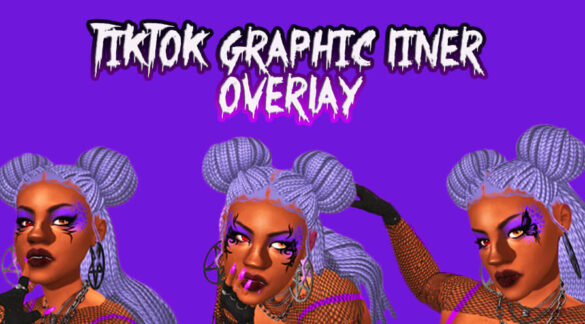 tiktok inspired graphic liner overlay inspired by