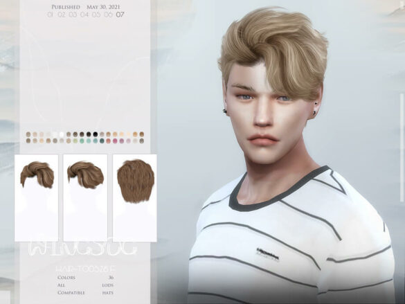 Sims 4 TO0528 Hair by wingssims from TSR