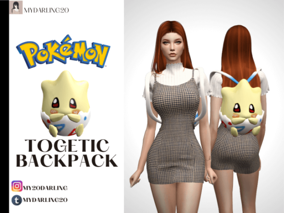 Sims 4 togetic backpack