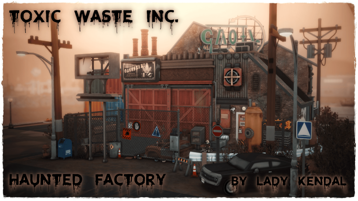 Sims 4 Toxic Waste Inc Haunted Factory The Sims Game