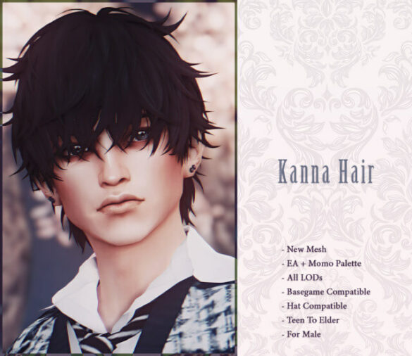 Sims 4 traumwanderer kanna hair 01