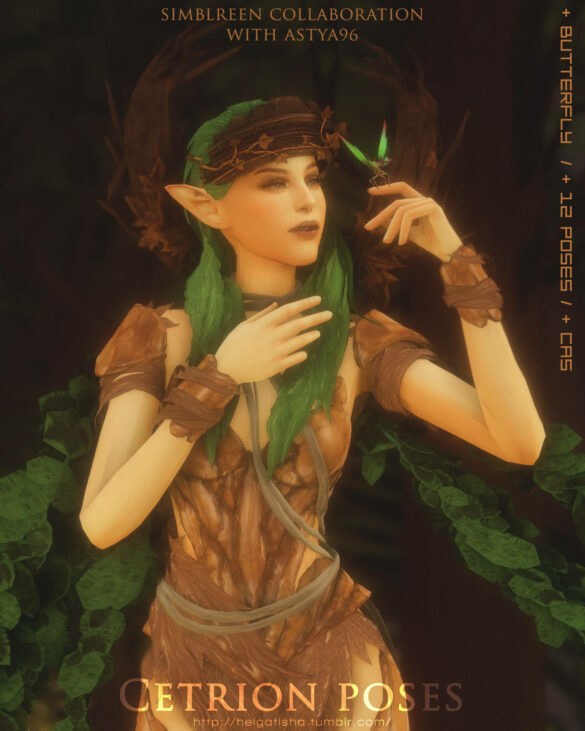 Sims 4 ts4 cetrion poses pose pack cas download
