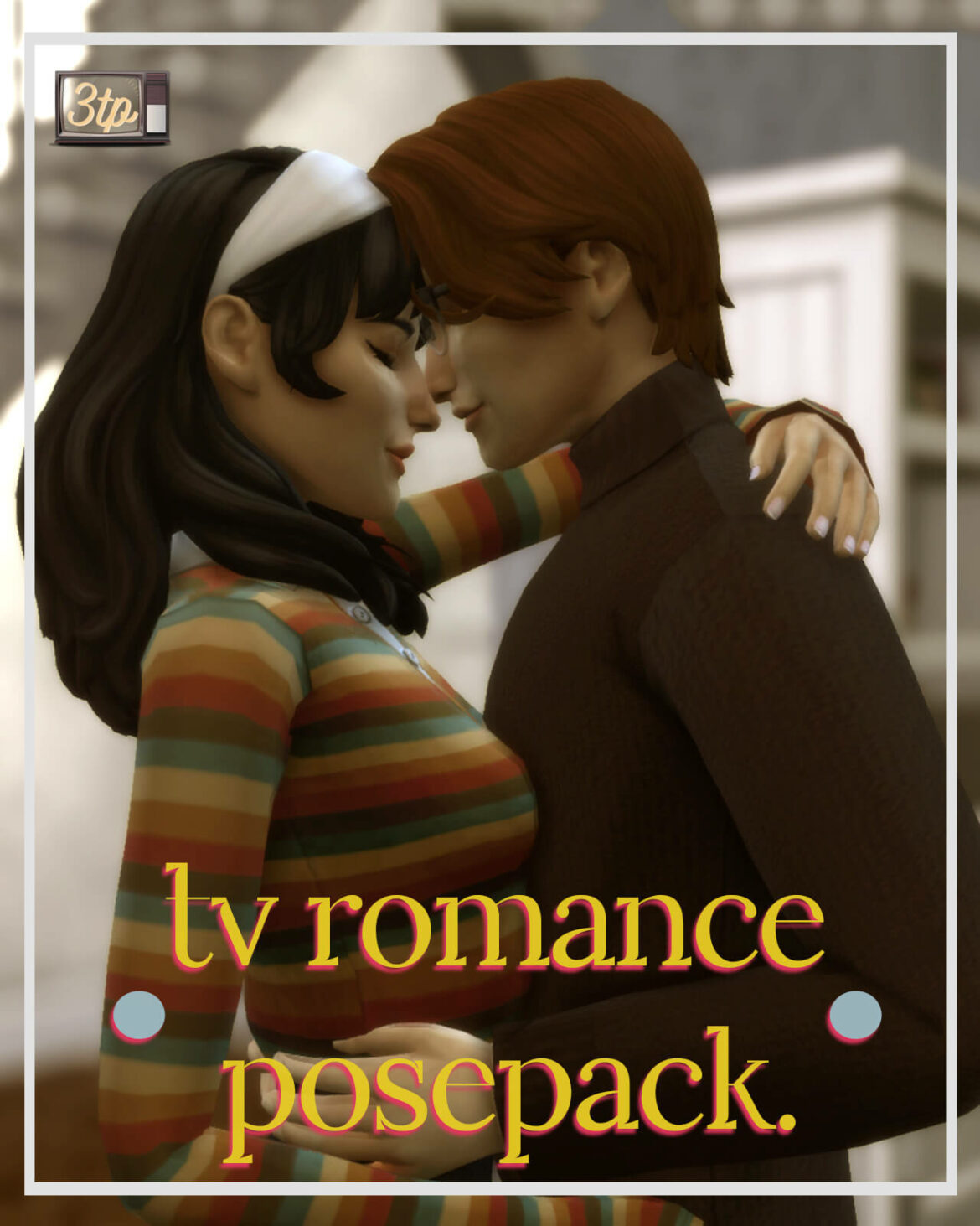 Sims 4 tv romance posepack