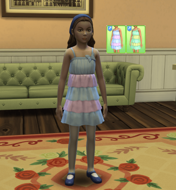 Sims 4 Undertale Frisk and Chara dress