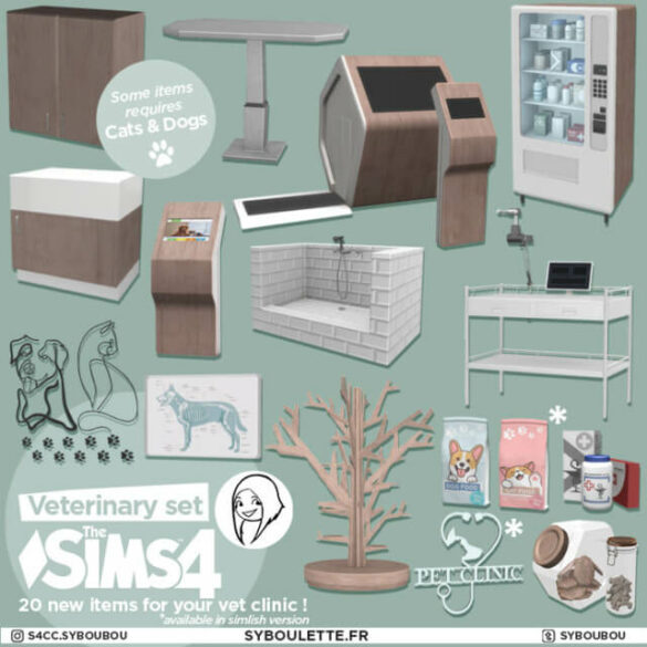 Sims 4 Veterinary set