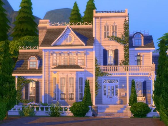 Sims 4 Victorian Villa by Flubs79
