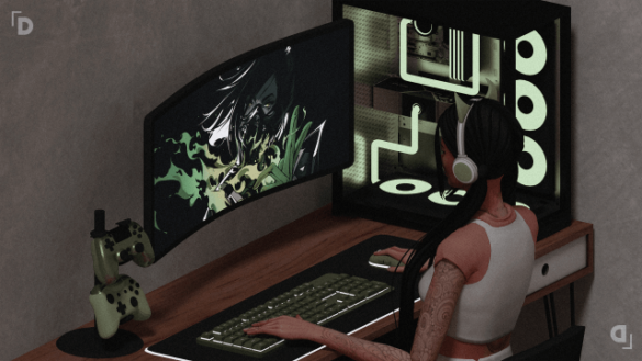 Sims 4 viper gaming set