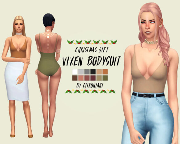 Sims 4 VIXEN BODYSUIT