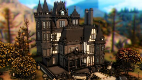 Sims 4 Vladislaus Manor Reno by plumbobkingdom