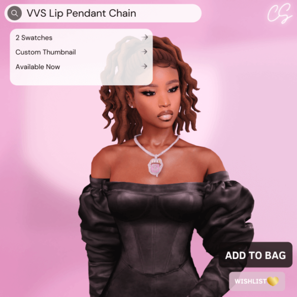 Sims 4 vvs lip pendant chain