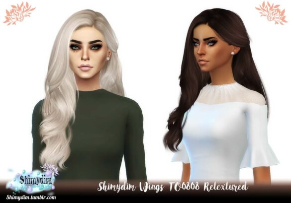 Sims 4 Wings TO0808 Hair Retexture at Shimydim Sims