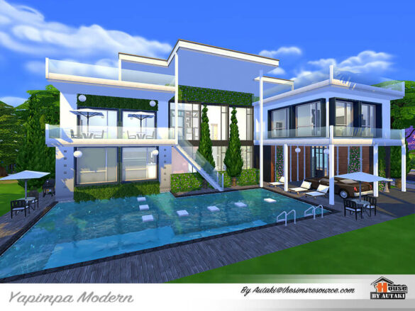 Sims 4 Yapimpa Modern by autaki TSR
