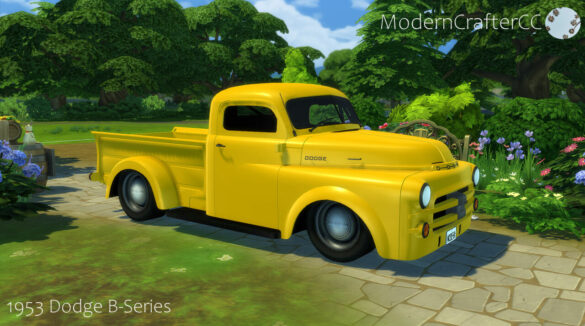 Sims 4 1953 Dodge B-Series by Modern Crafter CC