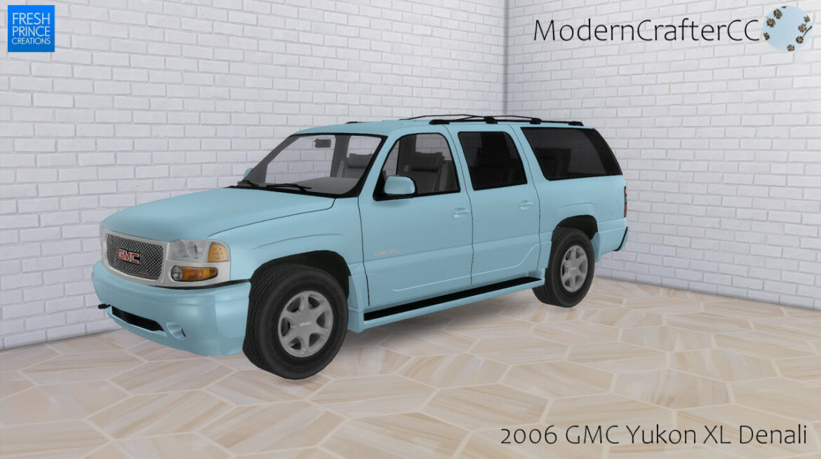 Sims 4 2006 GMC Yukon XL Denali by Modern Crafter CC